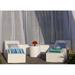 La-Fete Pool 5 Piece Seating Group Plastic in Brown | 18 H x 24 W x 72 D in | Outdoor Furniture | Wayfair POOL-Cognac