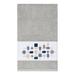 Ebern Designs Hayek Embellished Turkish Cotton Bath Towel Turkish Cotton in Gray | 27 W in | Wayfair 9C522D31410F428BBCA501A2E0804818