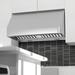ZLINE 48" Convertible Vent Under Cabinet Range Hood in Stainless Steel in Gray | 36.75 H x 48 W x 20 D in | Wayfair 520-48
