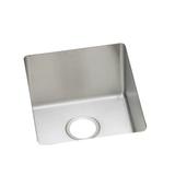 Elkay Crosstown 16" L x 19" W Undermount Kitchen Sink Stainless Steel in Gray | 10 H x 16 W x 18.5 D in | Wayfair EFRU131610T