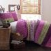 Royal Empire Quilt Plum 3Pc Set King - Lush Decor C12758P13-000