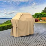 Arlmont & Co. Eduardo Outdoor BBQ Grill Cover, Polyester in Brown | 48 H x 65 W x 23 D in | Wayfair 1D8AC1F63AB4483BAA6742F89A56E454