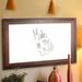 Loon Peak® Wall Mounted Dry Erase Board Wood/Manufactured Wood in Brown | 54 H x 78 W x 0.75 D in | Wayfair LOON6944 32555259