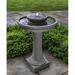 Campania International Meridian Concrete Fountain w/ Light | 36 H x 24.75 W x 24.75 D in | Wayfair FT-325-AL