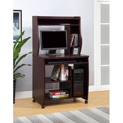 Winston Porter Yohan Desk w/ Hutch Wood in Brown | 53.5 H x 29.5 W x 19.75 D in | Wayfair 0679D5B3C8784994947774D9B9C0685D