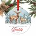 The Holiday Aisle® My First Christmas As Daddy 2018 Ball Ornament Metal in Blue/White | 3.5 H x 3.5 W in | Wayfair FB904275B82942969FE6E6EDB87C5EC6