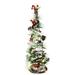 The Holiday Aisle® 23"H Christmas Wire Cone Tree, Christmas Tree w/ Lights, Battery Powered Tabletop Christmas Tree | Wayfair