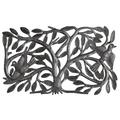 Red Barrel Studio® Rectangular Bush w/ 2 Birds Wall Décor Metal in Gray | 7.5 H x 12.25 W in | Wayfair 7CACA60526E54894A486A8EDD95CFE39