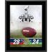 New England Patriots vs. Seattle Seahawks Super Bowl XLIX 10.5" x 13" Sublimated Plaque