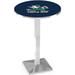 Notre Dame Fighting Irish 36" Leprechaun Square Base Chrome Pub Table