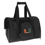 Black Miami Hurricanes Small 16" Pet Carrier