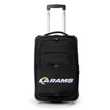 MOJO Black Los Angeles Rams 21" Softside Rolling Carry-On Suitcase
