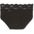 Sloggi Women's Sloggi Romance Midi 4sp/fr Plain Knickers, Black (Noir), 8