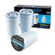 ZeroWater Replacement Water Filter Cartridges, 5 Stage Filtration System Reduces Fluoride, Chlorine, Lead and Chromium, 3 x Filter