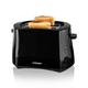 Cloer 3310 Cool-Wall-Toaster, 825 W, für 2 Toastscheiben, integrierter Brötchenaufsatz, Krümelschublade, Nachhebevorrichtung