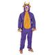 Boland 88059 Erwachsenenkostüm Purple Monster, Unisex – Erwachsene, Cartoon, Lila/Orange, max 1,95 m