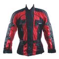RKsports Rossi Jacket Motorcycle Textile Men Black Mens Leather Fabric Riding Size Biker 2015 (10X-Large, Red)