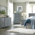 Grain Wood Furniture Greenport 6 Drawer 63.75" Solid Wood Double Dresser Wood in Gray | 33.25 H x 63.75 W x 18 D in | Wayfair GP0540