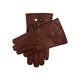 Dents Mendip Men's Wool Lined Leather Officer's Gloves English Tan 8 ENGLISH TAN 8