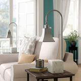 Charlton Home® Cassius 26" Arched Table Lamp Set Metal in Black/Gray/White | 26 H x 8 W x 5 D in | Wayfair 692A8AF9007D408285FCE86B810DB9DC