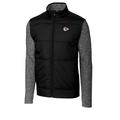 Men's Cutter & Buck Black/Charcoal Kansas City Chiefs Stealth Big Tall Full-Zip Jacket