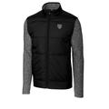 Men's Cutter & Buck Black/Charcoal Las Vegas Raiders Stealth Big Tall Full-Zip Jacket