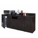 Breaktime 36" H x 90" W x 24" D Base Cabinet in Brown | 36 H x 90 W x 24 D in | Wayfair 4558