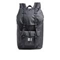 Herschel Supply Unisex-Adult Little America Backpack, Black Crosshatch/Black, Classic 25.0L