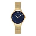 PAUL HEWITT Sailor Line Modest Blue Lagoon - Gold Stainless Steel Watch for Women with Gold Meshband, Blue Dial