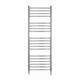 ASCOT 1200 x 400 Highly polished stainless steel bathroom radiator towel warmer. Manufactured from high grade 304 stainless steel round tubing