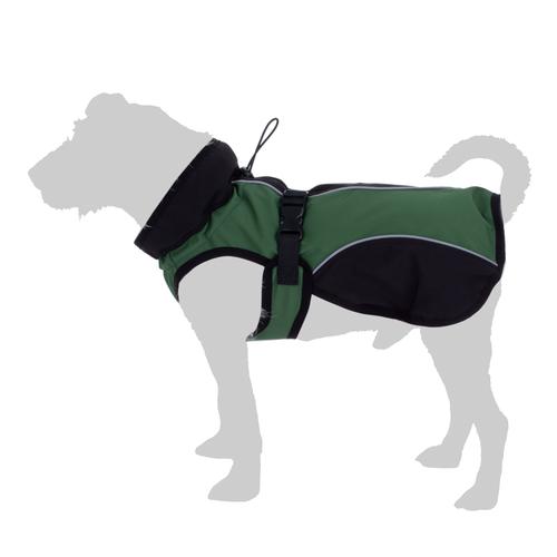 Softshell-Hundemantel ca. 45 cm grün Hund