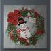 The Holiday Aisle® 'Mr. Snowman' Painting Canvas, Solid Wood in Gray | 10 H x 10 W x 1.5 D in | Wayfair E99E2788EBA146E7B14D35B3EE726587