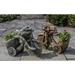 August Grove® Ashby Tricycle Frog Statue Concrete | 17 H x 10.25 W x 21 D in | Wayfair FA4D0D4A0A494D1384B53A061A34F37B
