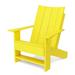 Wildridge Contemporary Adirondack Chair Plastic/Resin in White | 36.5 H x 33 W x 18 D in | Wayfair LCC-314-WHITE