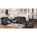 Red Barrel Studio® Giavanna 3 Piece Faux Leather Reclining Living Room Set Faux Leather in Brown | 40 H x 82 W x 37 D in | Wayfair Living Room Sets