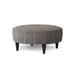 Lark Manor™ Adreon 38" Round Tufted Cocktail Ottoman Stain Resistant in Brown | 18.5 H x 38 W x 38 D in | Wayfair AA140631E4564827BFBCB61C30B19315