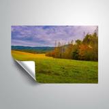 Millwood Pines Mountain Meadow II Removable Wall Decal Vinyl in Blue/Green/Yellow | 12 H x 18 W in | Wayfair DB9EC9801A214AF58F69373422E9B1D6