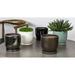 World Menagerie I/O Series 6-Piece Terracotta Pot Planter Set Clay & Terracotta in Gray | 4.25 H x 5.25 W x 5.25 D in | Wayfair