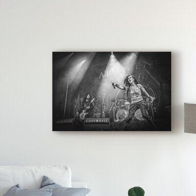 East Urban Home Arch Enemy by Stefan Nielsen - Photographic Print on Canvas in White | 30 H x 47 W x 2 D in | Wayfair