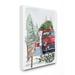 The Holiday Aisle® 'Holiday Fresh Christmas Trees on a Car Truck' Graphic Art Print Canvas in Green/Red | 30 H x 24 W x 1.5 D in | Wayfair