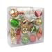 The Holiday Aisle® 36 Piece Mix Christmas Holiday Shaped Ornament Set Plastic in Yellow/Brown | 6.1 H x 13.2 W x 13.8 D in | Wayfair