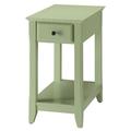 Alcott Hill® Ronaldo End Table w/ Storage Wood in Green | 23 H x 22 W x 13 D in | Wayfair F0A05C4C67CA4DB4B4507A44A40A599D