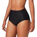 Triumph Damen Panties Becca Extra High + Cotton Panty, Schwarz (Black 0004), Gr. 36 (Herstellergröße: 70)