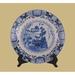 Charlton Home® Rodgers Decorative Plate Porcelain in Blue/White | 16 H x 16 W x 16 D in | Wayfair 693F7122E8064A15B130BA85FE2893FB