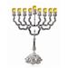 The Holiday Aisle® Nickel Plated Menorah in Gray | 12 H x 10 W x 4 D in | Wayfair C4B923CD6F0F4D859FAE7A534A763FC3