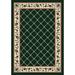 Green/White 129 x 0.38 in Area Rug - August Grove® Gleason Floral Tufted Green/Cream Area Rug Nylon | 129 W x 0.38 D in | Wayfair