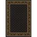 Black/Brown 64 x 0.38 in Area Rug - Charlton Home® Estus Polka Dots Tufted Onyx Area Rug Nylon | 64 W x 0.38 D in | Wayfair