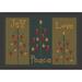 Gray 46 x 0.36 in Area Rug - The Holiday Aisle® Norsworthy Folktree Winter Green Area Rug Nylon | 46 W x 0.36 D in | Wayfair