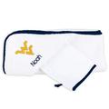White Chad & Jake West Virginia Mountaineers Personalized Towel Set