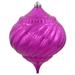 Vickerman 513460 - 8" Fuchsia Shiny Mercury Onion Christmas Tree Ornament (M165870)